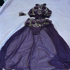 Purple contemporary/lyrical solo costume